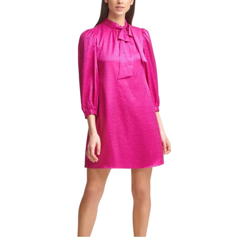 NWT Jessica Howard pink leopard dress